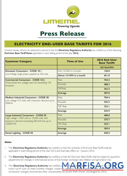 Realistic Uganda UMEME utility bill download for verification